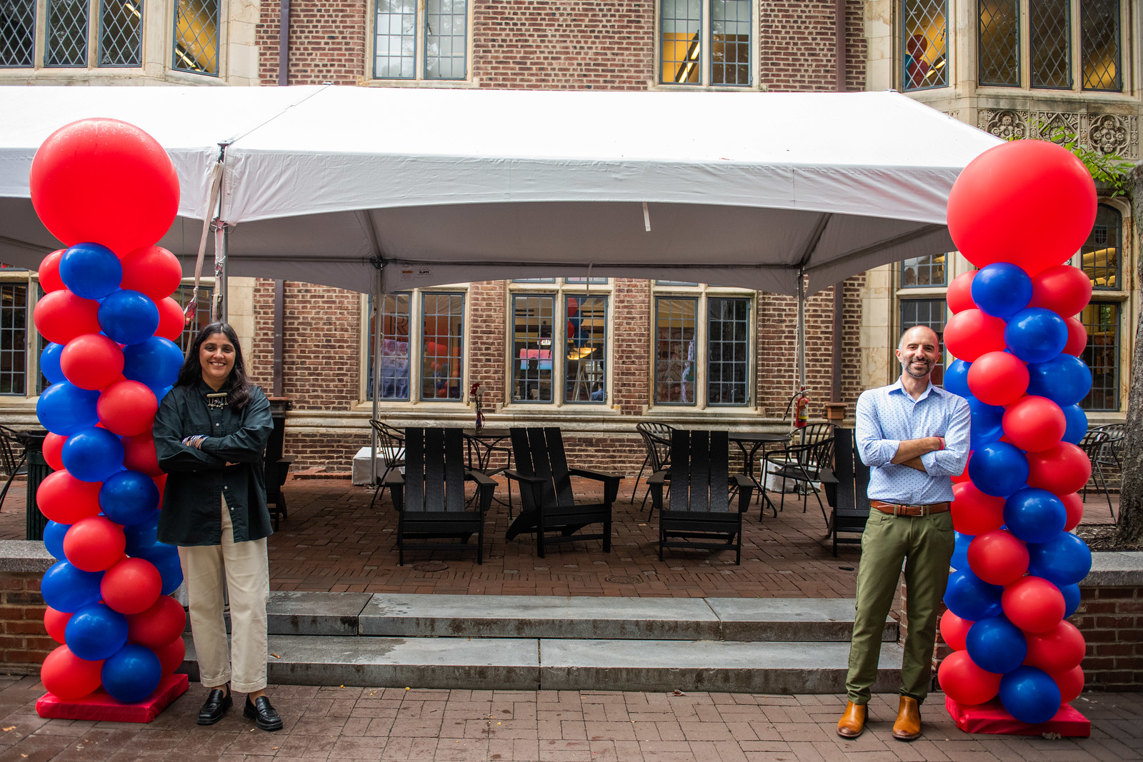 ARCH Patio Marjan Gartland (left) Mike Ketner (Right)